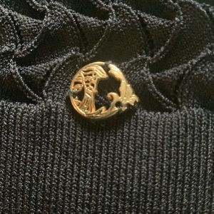 Ladies Versace Top all Black